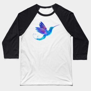 Neon Hummingbird Baseball T-Shirt